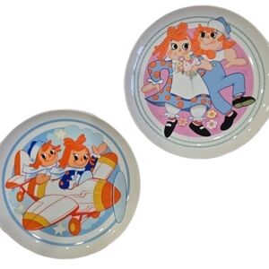 Raggedy Ann Decorative Collector Wall Plates 80s Nostalgia Limited Edition